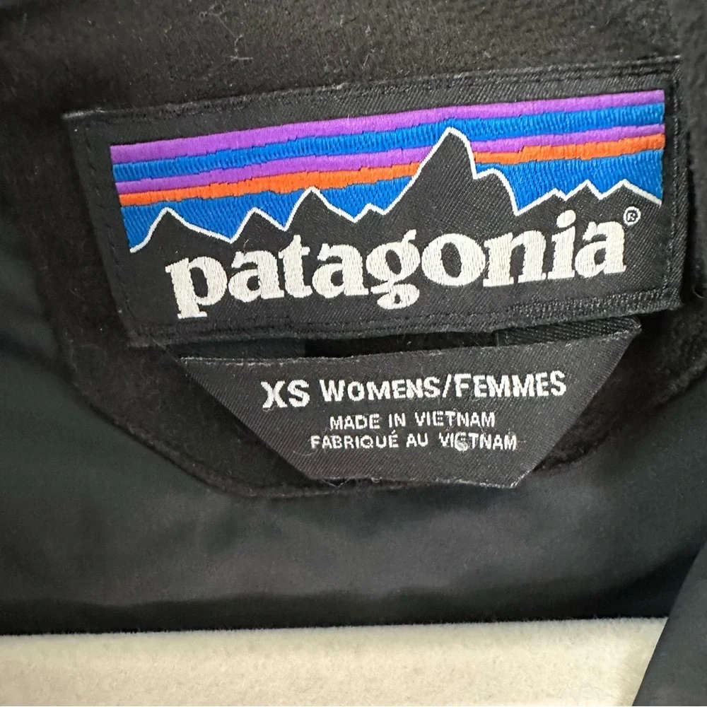 PATAGONIA Womens Radalie Black Puffer Parka SZ XS - Picture 7 of 9